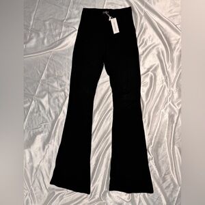 Naked Wardrobe Classic Black Flare Pants